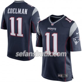 New England Patriots Tröjor Julian Edelman 11 Nike Navy - Herr